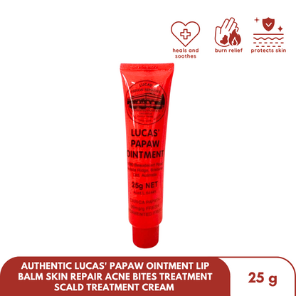 Authentic Lucas' Papaw Ointment Lip Balm Skin Repair Acne Bites treatment scald treatment cream 25g